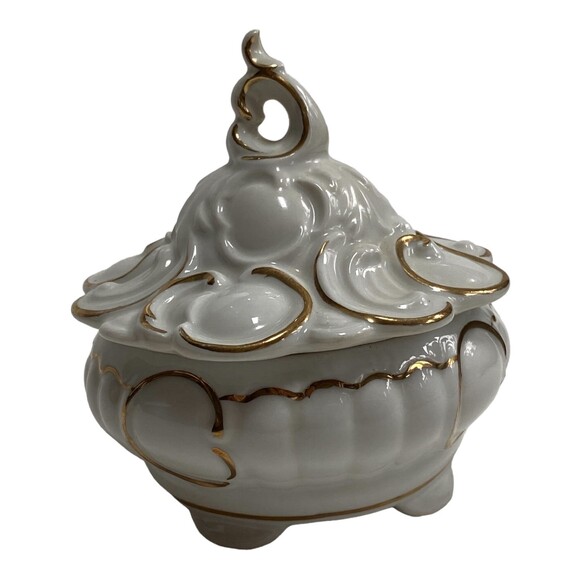 Vtg Irice Irving W Rice Made in germany porcelain Dish with lid - Picture 2 of 7
